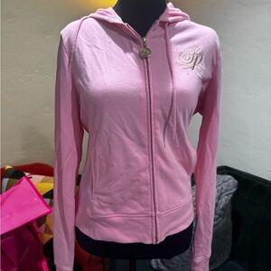 South Pole Light Pink Hoodie with Embroidered Logo